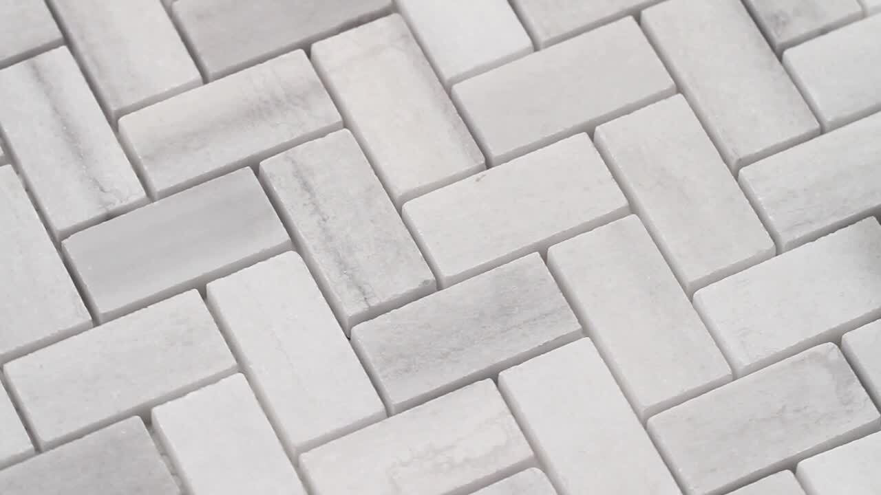 MSI Calacatta Cressa Herringbone 12 in. x 12 in. x 10 mm Honed Marble Mesh-Mounted Mosaic Tile (9.4 sq. ft. / case) MSI Calacatta Cressa Herringbone 12 in. x 12 in. x 10 mm Honed Marble Mesh-Mounted Mosaic Tile (9.4 sq. ft. / case)