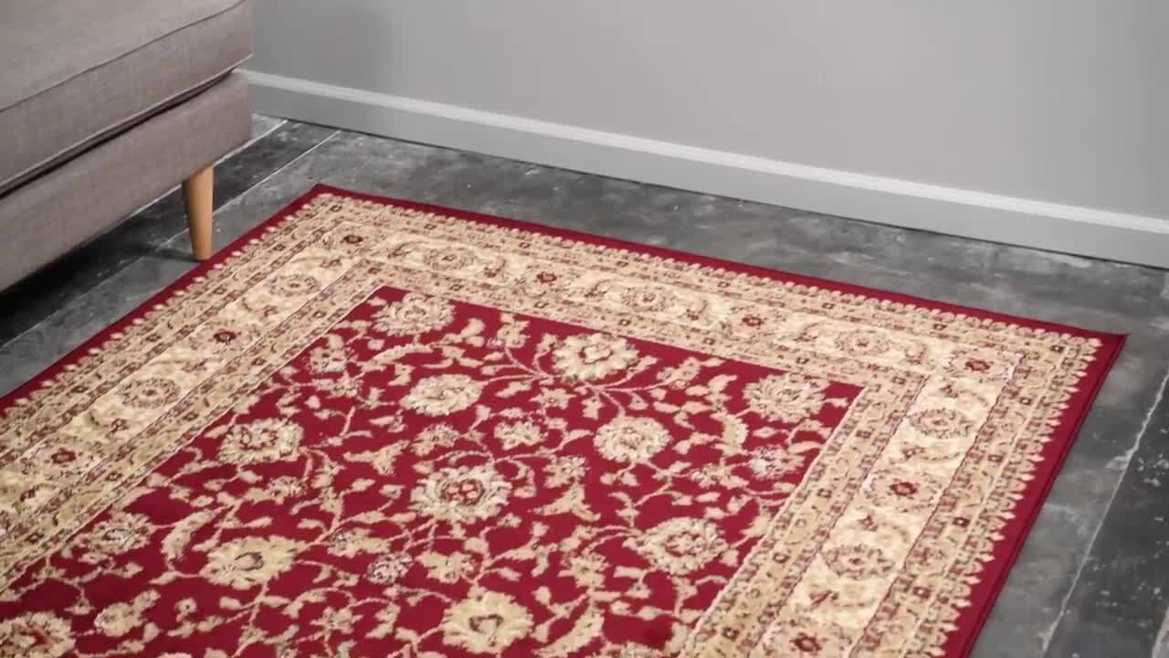 Unique Loom Voyage St. Louis Red 10' 0 x 10' 0 Square Rug Unique Loom Voyage St. Louis Red 10' 0 x 10' 0 Square Rug