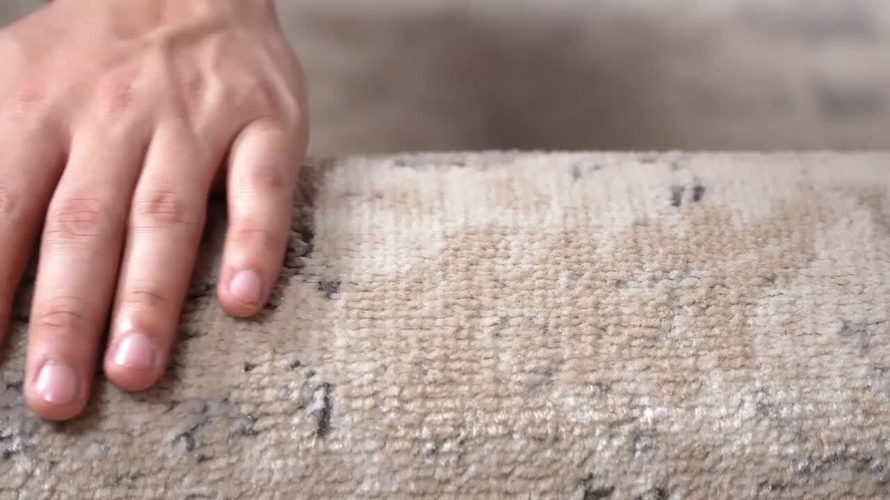 Unique Loom Portland Central Ivory 8 ft. x 10 ft. Area Rug 3147265