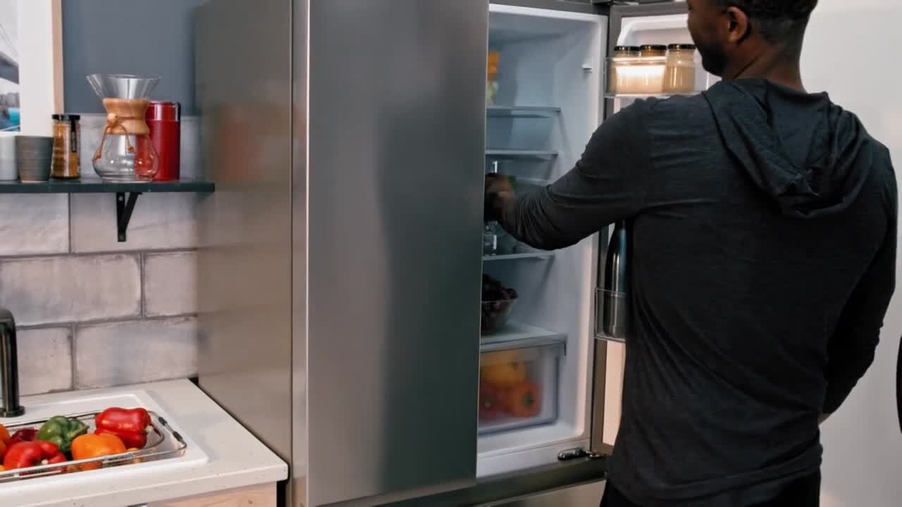 14.5 cu. ft. French Door Refrigerator in Fingerprint Resistant Stainless Steel, Counter Depth