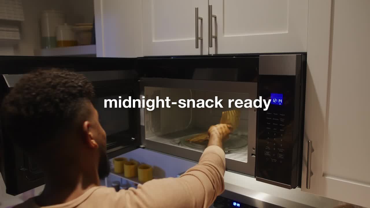 Samsung over the range microwave Black stainless W/Sensor