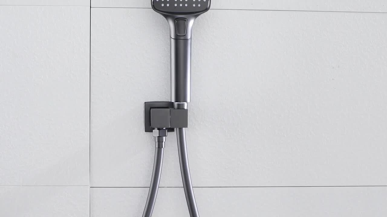 Single Handle 1-Spray High Pressure Tub and Shower Faucet with Hand Shower in Matte Black Ceramic Disc (Valve Included) Single Handle 1-Spray High Pressure Tub and Shower Faucet with Hand Shower in Matte Black Ceramic Disc (Valve Included)