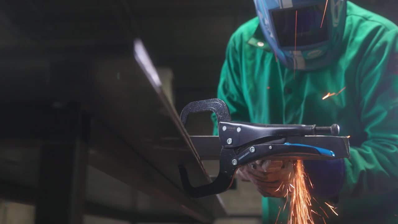 Channellock 7 in. Locking Pliers, Curved Jaw 102-7 - The Home Depot