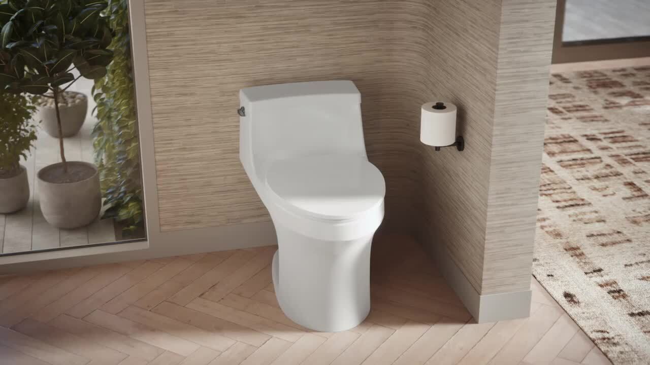 KOHLER San Souci 12 in. Rough In 1-Piece 1.28 GPF Single Flush