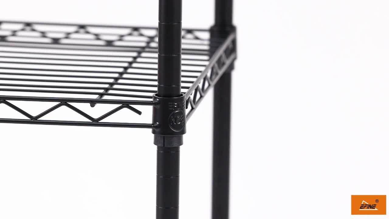 Wire Shelf Liners 18 x 48 Inch, Set of 5 with Bonus S-Shaped Hooks