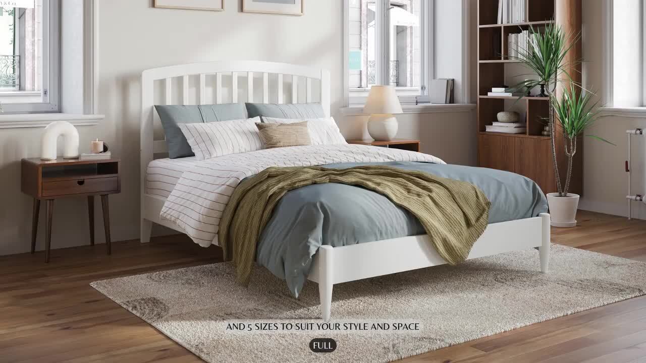 AFI Quincy Light Toffee Natural Bronze Solid Wood Frame King Low Profile Platform Bed AR887805T AFI Quincy Light Toffee Natural Bronze Solid Wood Frame King Low Profile Platform Bed AR887805T