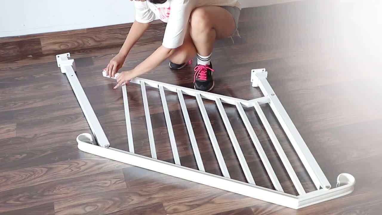 Karl home Transitional Handrail Stair Railing Fits 2-Step Iron Rail Kit