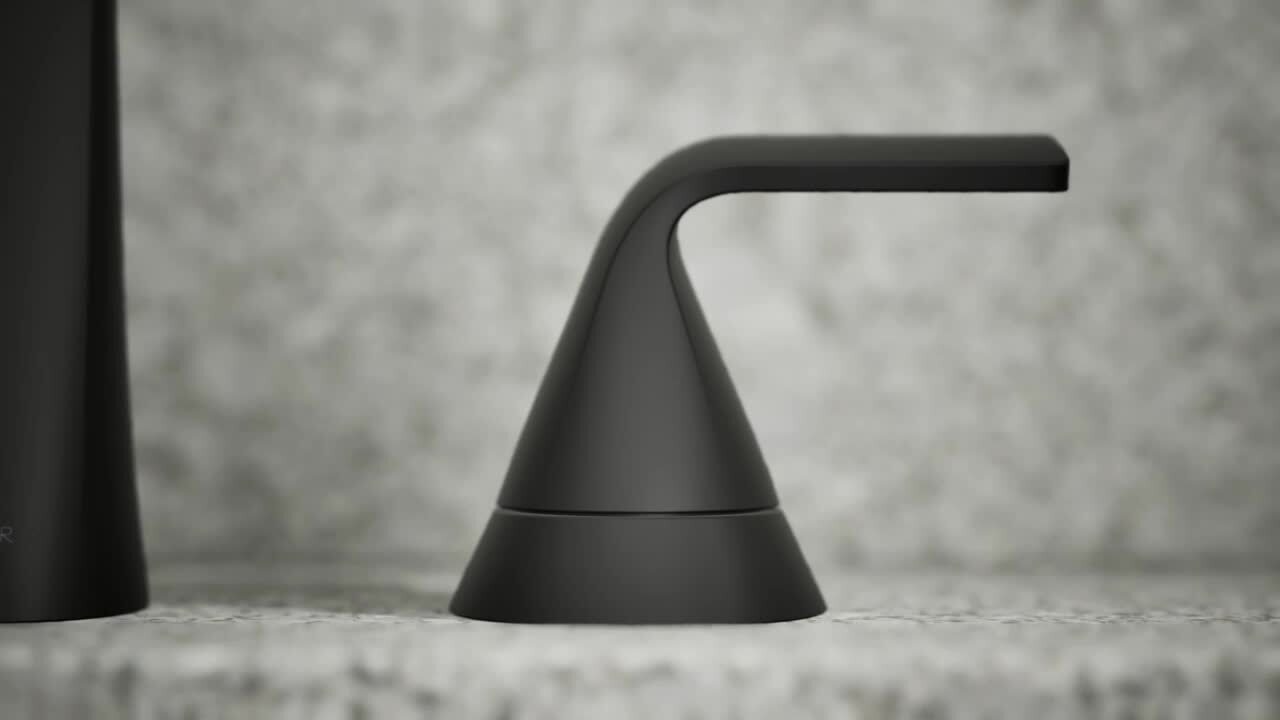 KOHLER Cursiva 8 in. Widespread 2-Handle Bathroom Faucet in Matte