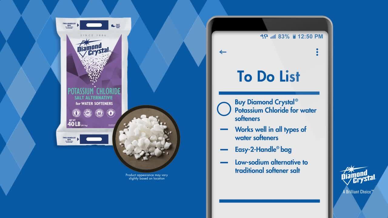 Diamond Crystal Solar Naturals Water Softener Salt Crystals 100012454 - The  Home Depot