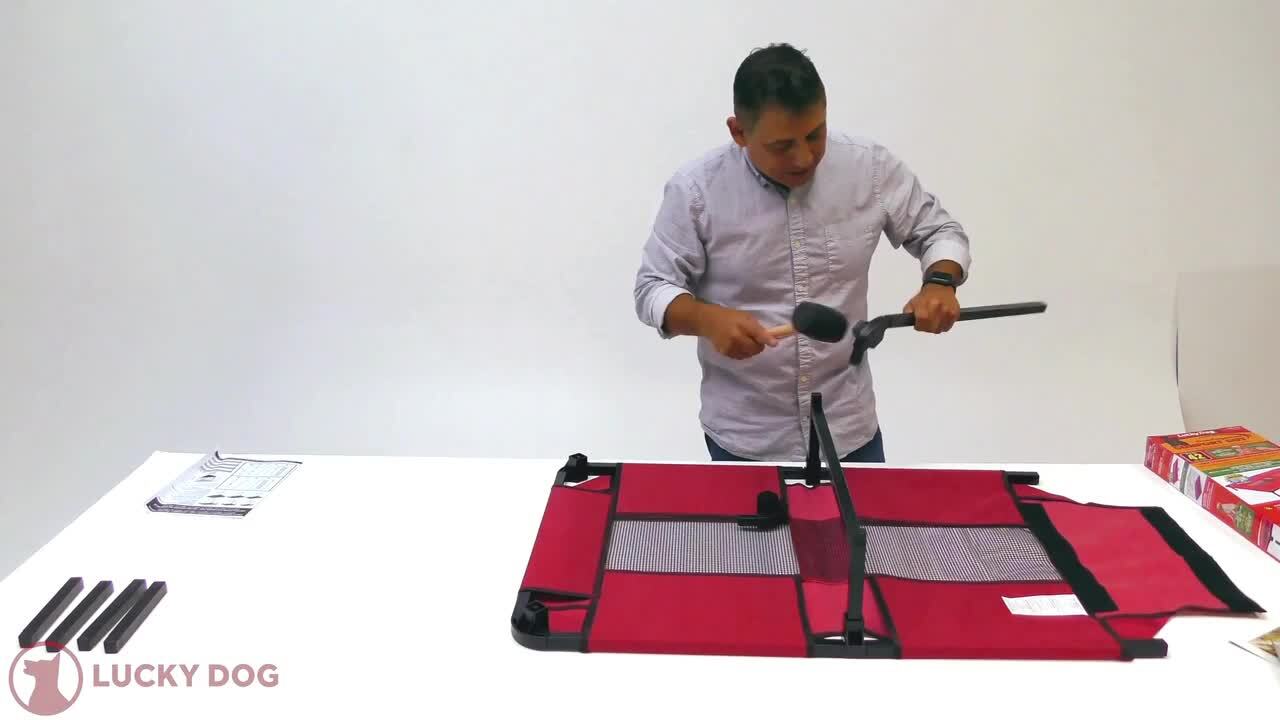 Lucky Dog Lounge Series 28.9 in. L x 19.7 in. W x 7.5 in. H Small