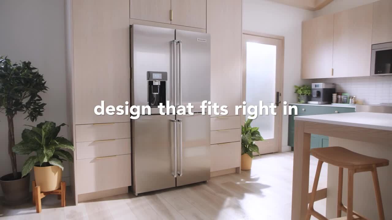 KitchenAid 36 in. 19.4 cu. ft. Counter Depth French Door