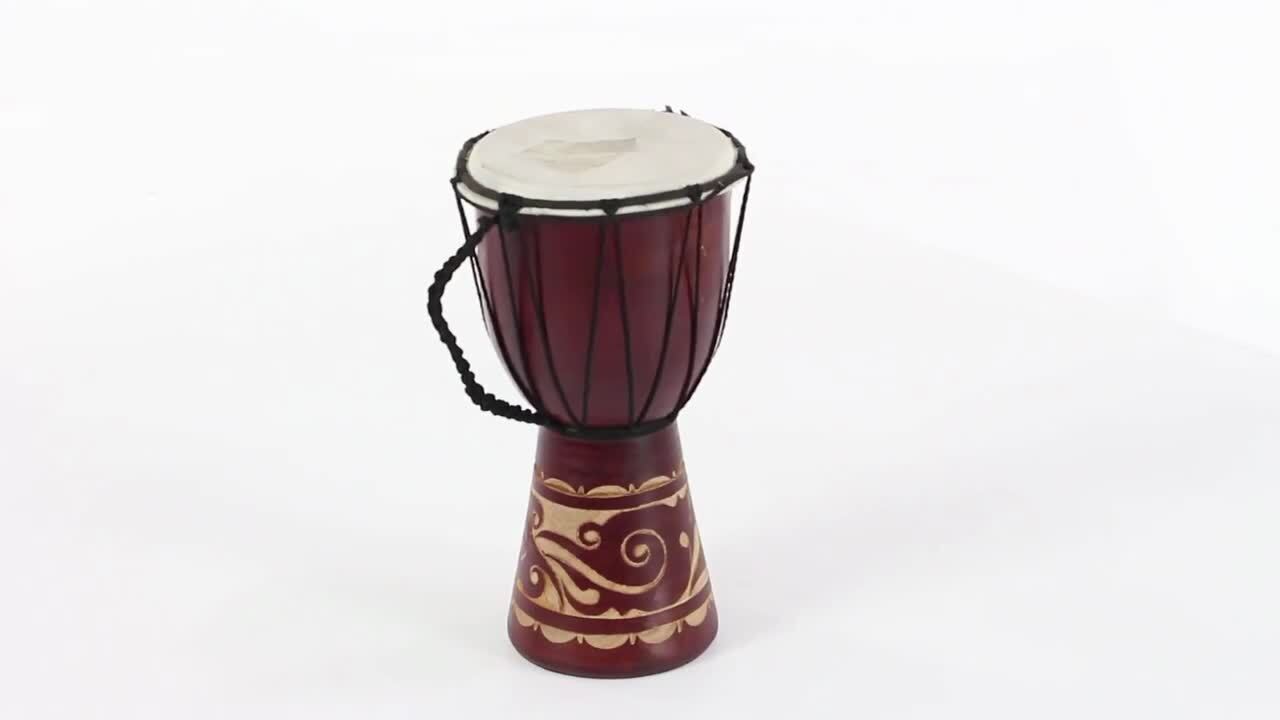 89848 Wood Leather Djembe Drum