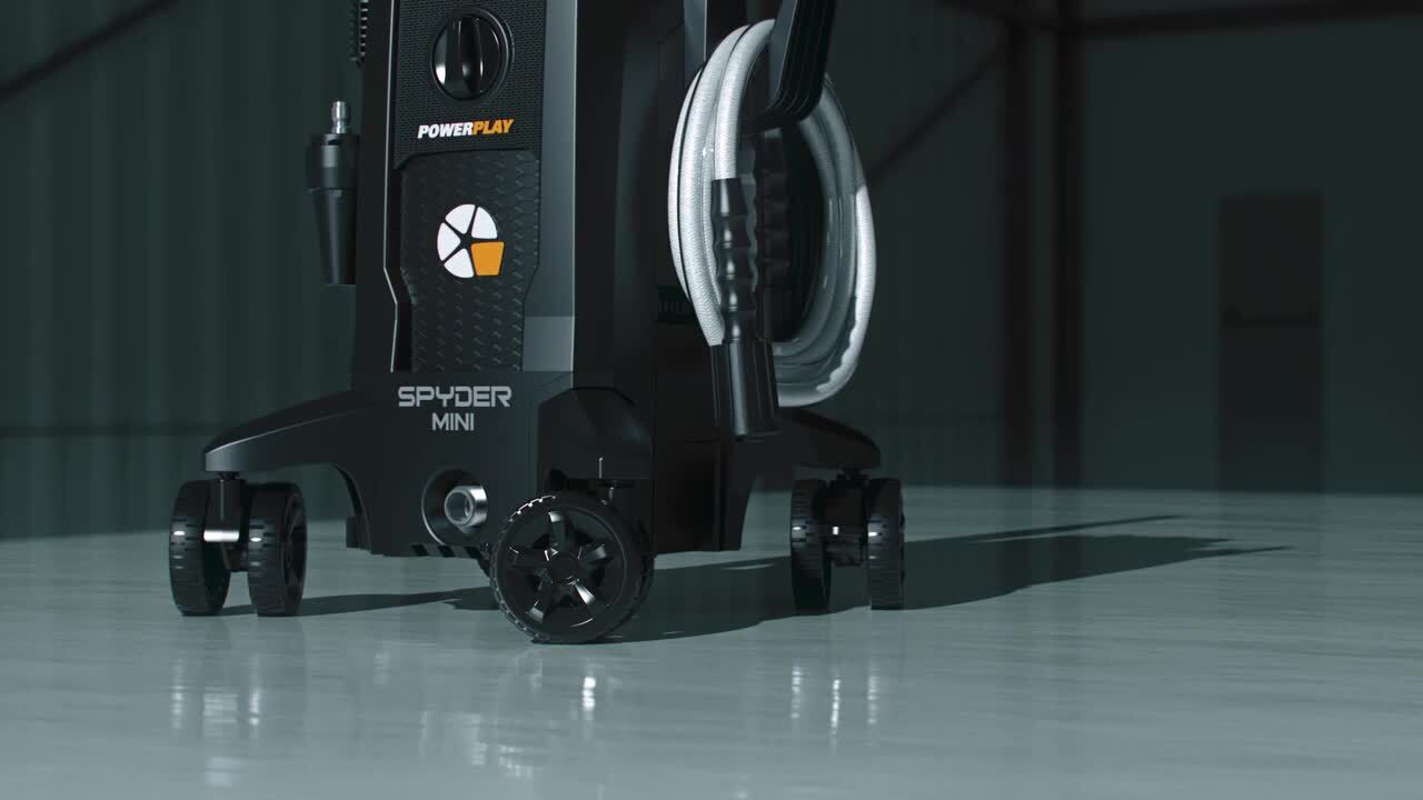 Powerplay Spyder Mini 1900 PSI 1.2GPM 13A Cold Water Electric