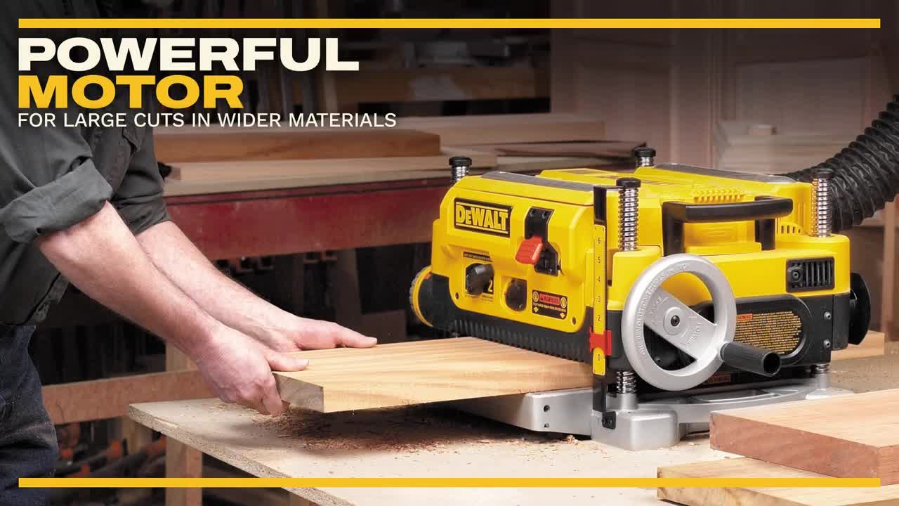 DEWALT 15 Amp Corded 13 in. Heavy-Duty 2-Speed Bench Planer with