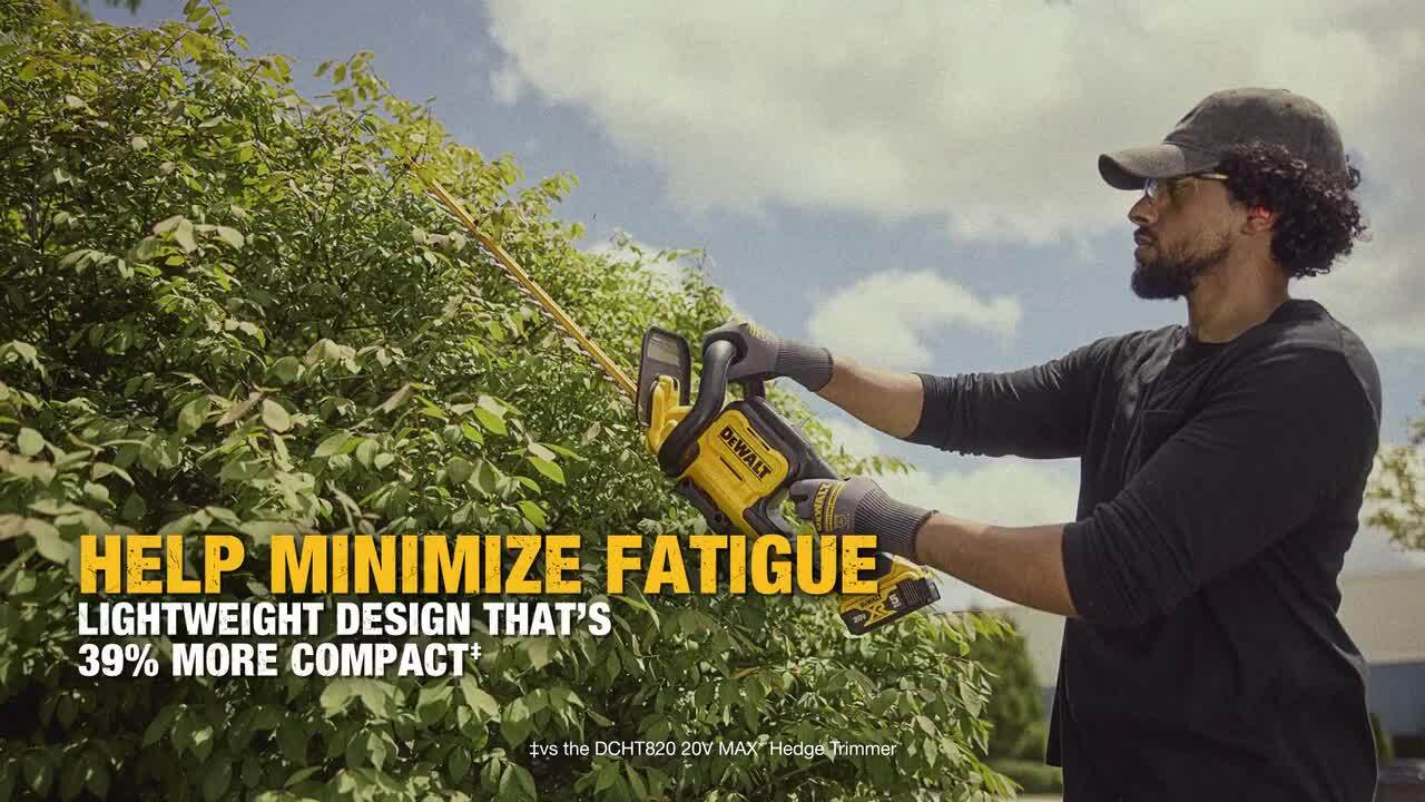 DEWALT 20V MAX 22 in. Cordless Battery Powered Hedge Trimmer (Tool