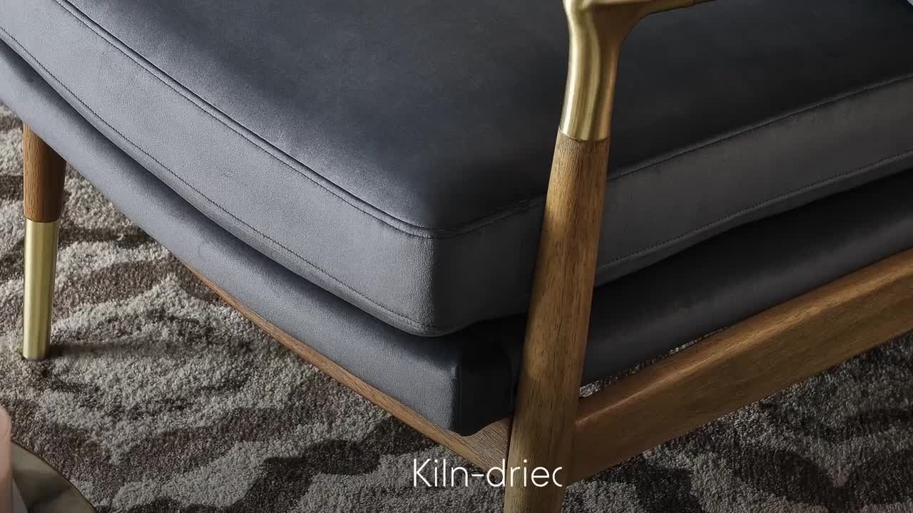 MODWAY Modway Langford Stain-Resistant Performance Velvet Armchair