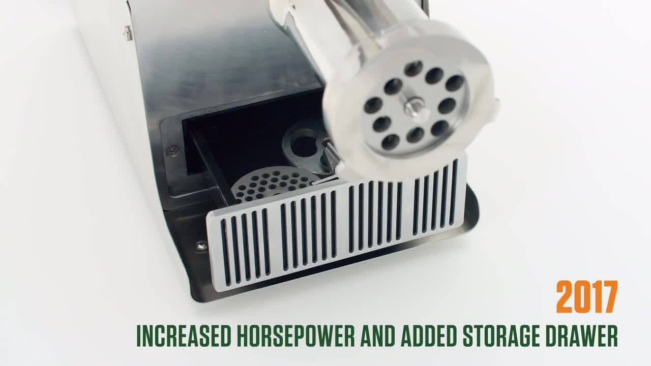 LEM BigBite #22 1.0 HP Stainless Steel Electric Meat Grinder