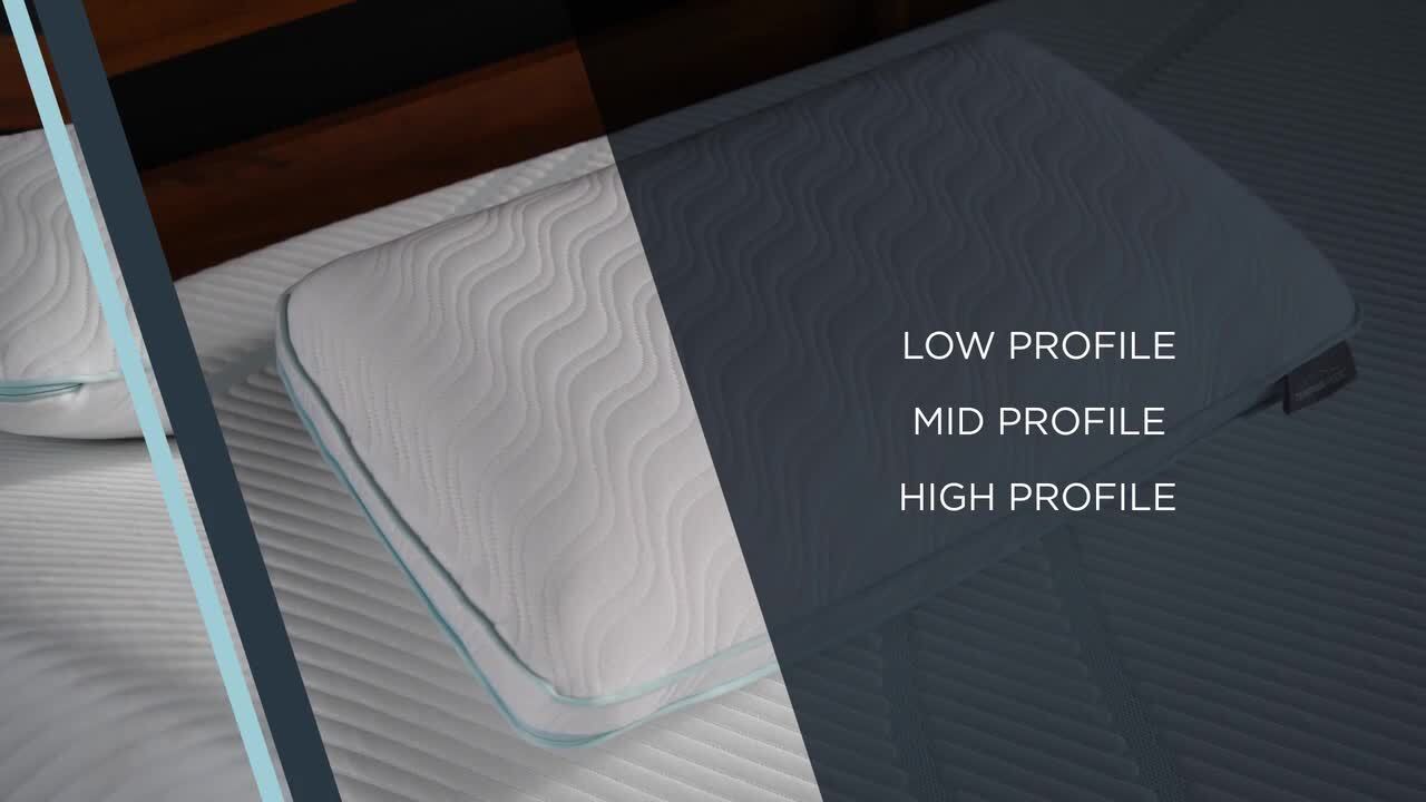 TEMPUR-Adapt ProLo + Cooling Queen Memory Foam Pillow