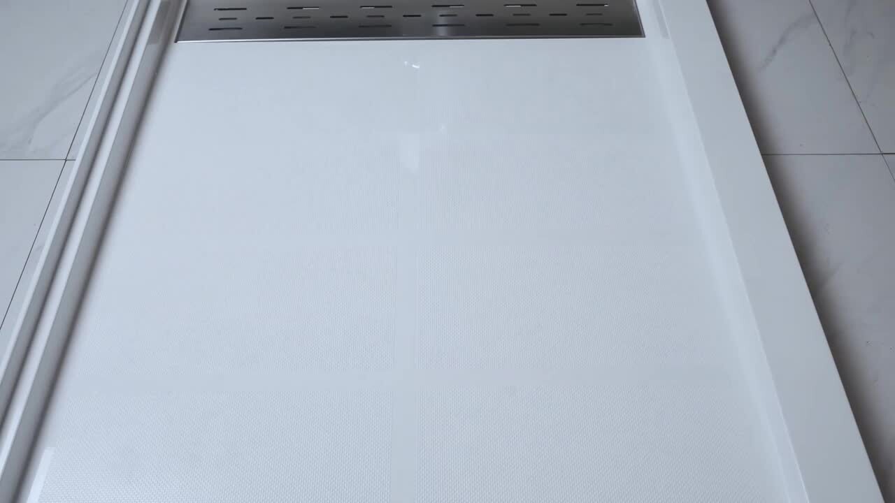 36 in. x 62 in. x 72 in. 3-piece Solid Surface Subway Tile Easy Up Adhesive Alcove Shower Surround in White 36 in. x 62 in. x 72 in. 3-piece Solid Surface Subway Tile Easy Up Adhesive Alcove Shower Surround in White