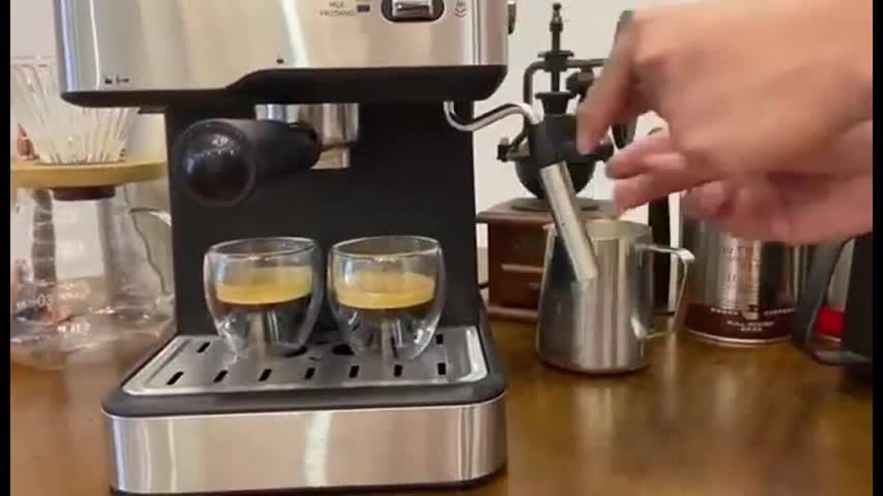 ITOP Steam Milk Frother Household Coffee Milk Foamer Espresso