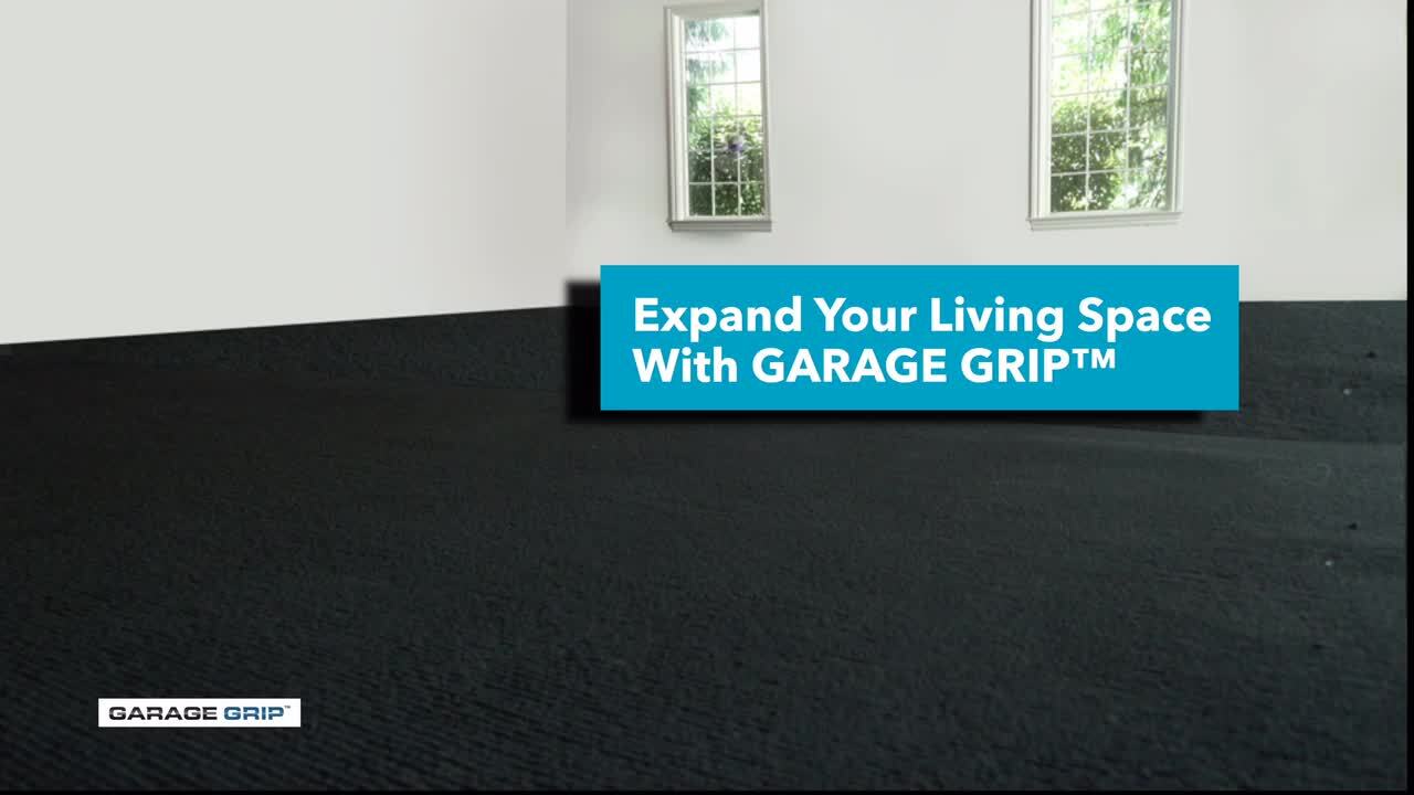 GARAGE GRIP 10-ft x 17-ft Ribbed Locking/Floating Garage Floor (170-sq ft)  at
