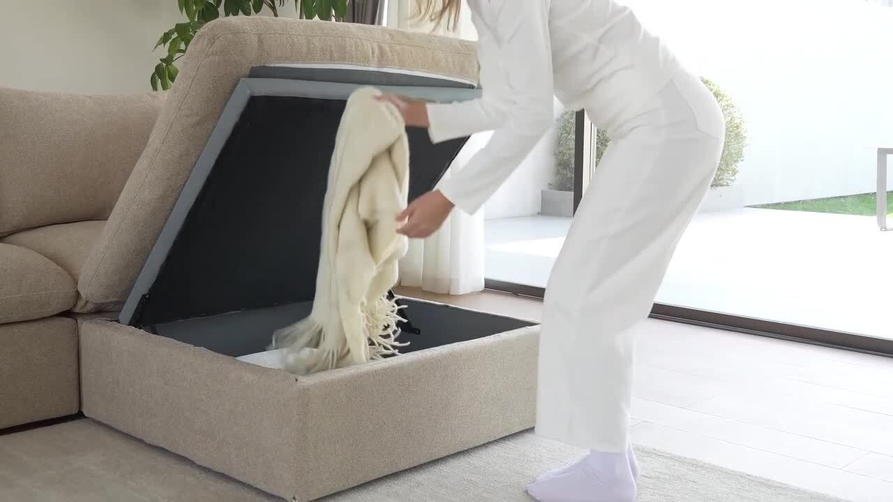 そふぁー CSC DECOR INC Orange Microfibric Medium Playing Bean Bag Chair