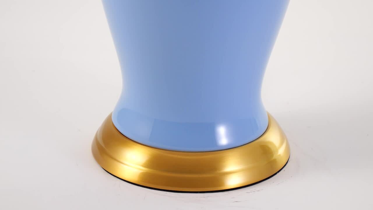 JONATHAN Y Julian 29 in. Traditional Classic Ceramic Urn LED Table