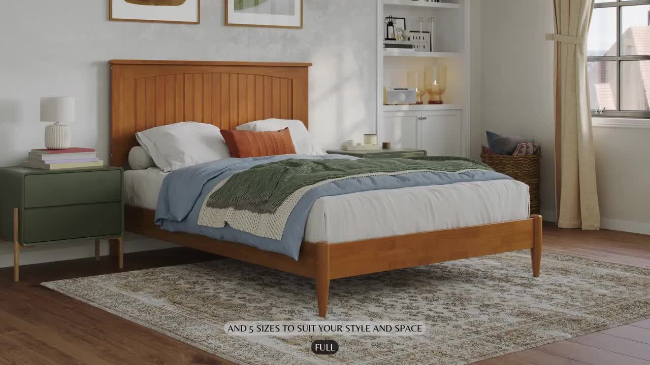 Four Hands Sophia King Bed - Portland Cream, image size:1280x720