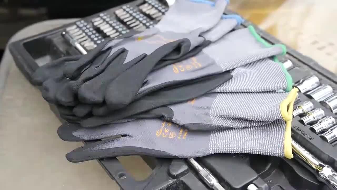 G and F MicroFoam Nitrile Coated Extra-Large Work Gloves for