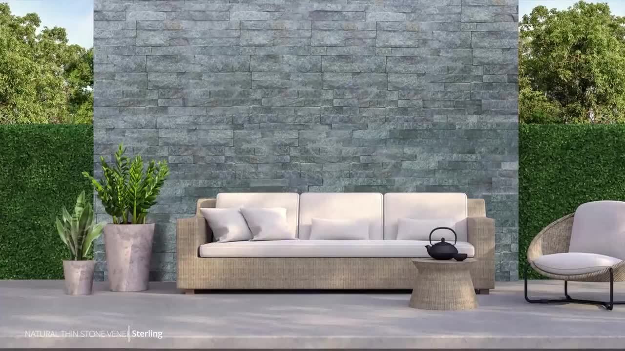 Prestige Stone & Granite Sierra Blue 6 in. x 24 in. Natural