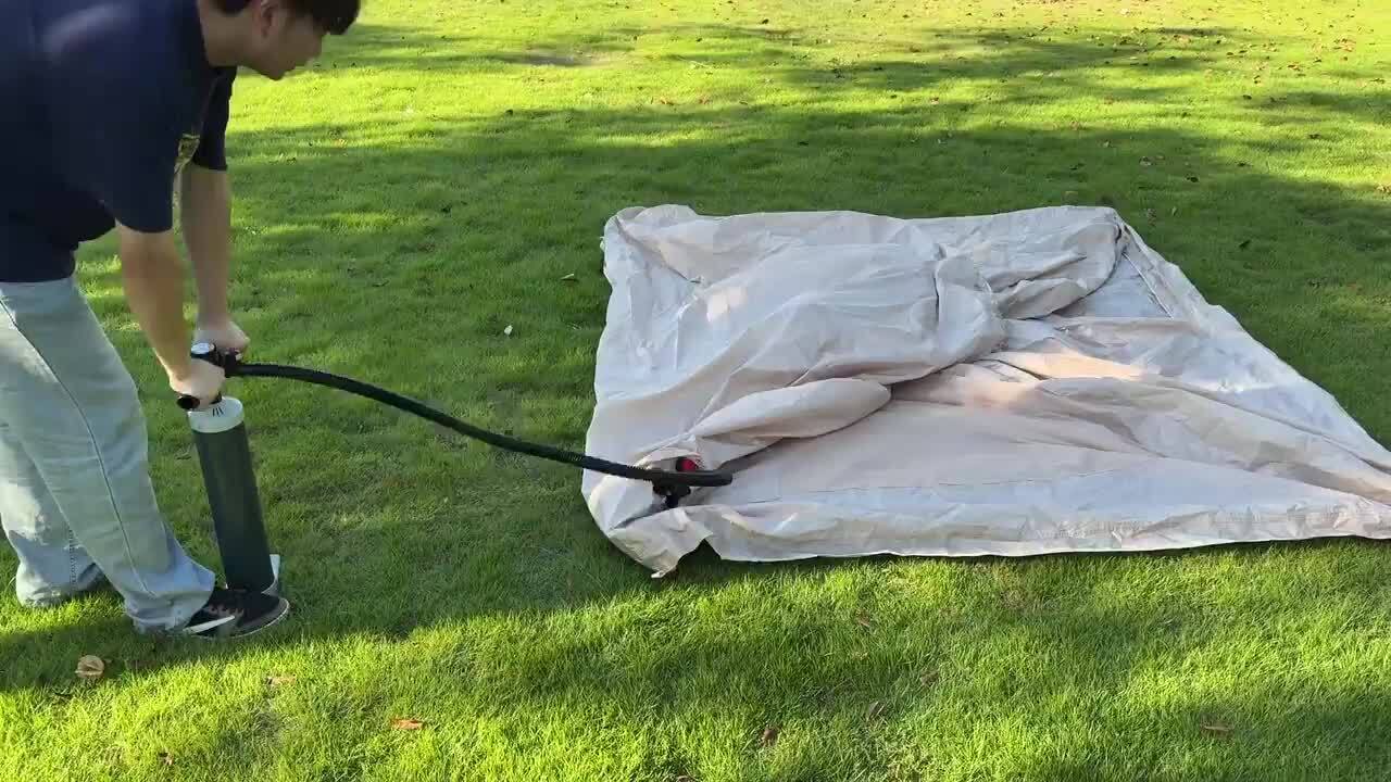DENISLAWN 7 ft. x 8 ft. Beige 4 Season Oxford Inflatable Camping