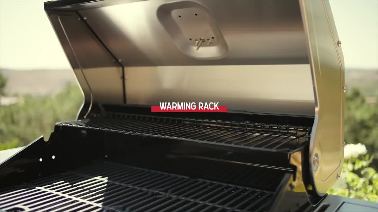 Nexgrill Deluxe 4-Burner Dual Fuel Gas Grill with Gourmet Plus