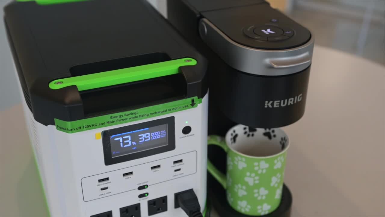 NATURE'S GENERATOR 1800W Running/3600W Peak Push Button Start