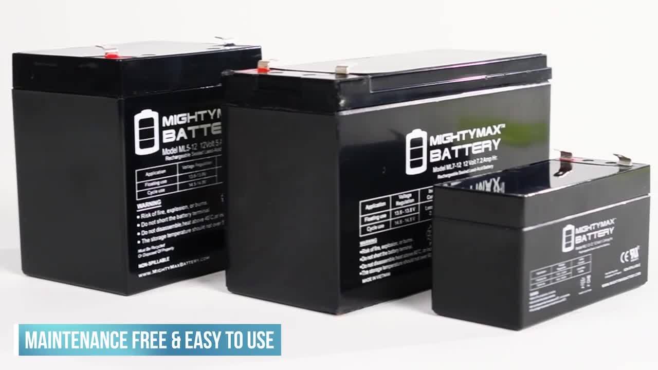 MIGHTY MAX BATTERY 12V 12AH Battery Replaces Rollplay 12V Chevy Silverado 12V Charger MAX3899181