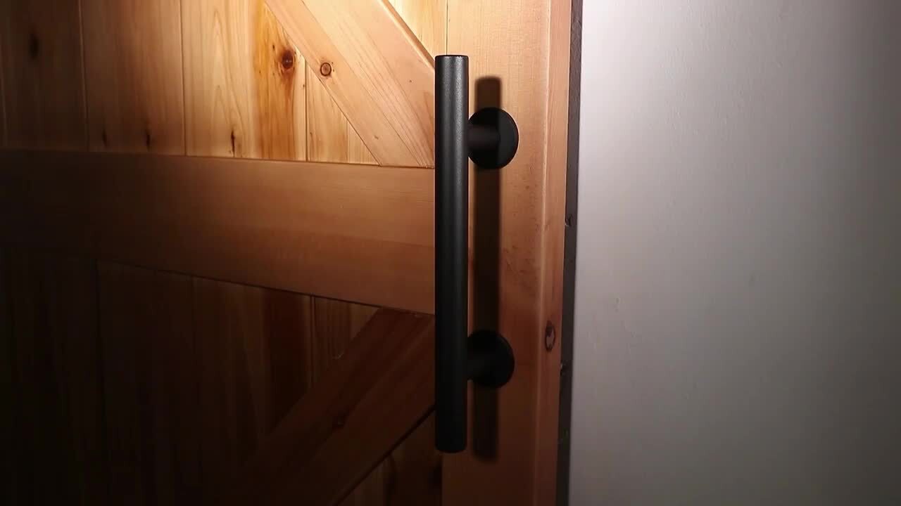 48 Square Serrated Door Handle