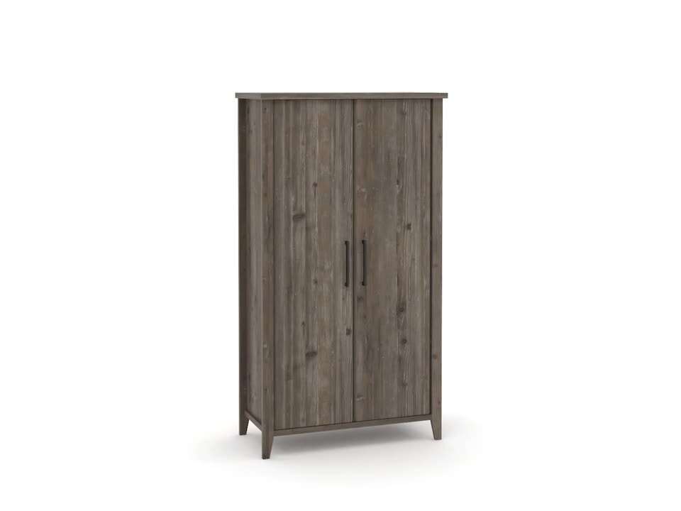 HomeVisions Lintel Oak Storage Cabinet 425050 - The Home Depot
