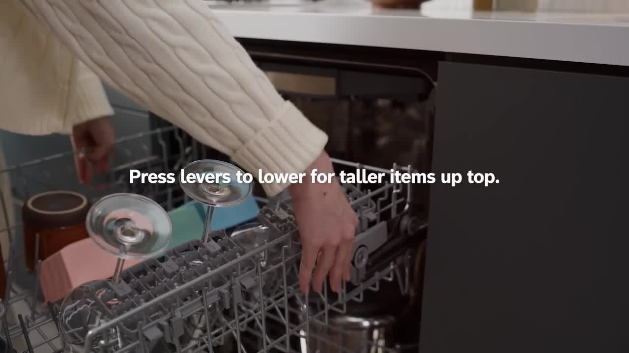 Bosch 800 Series 24 in. Black Stainless Steel Top Control Tall Tub