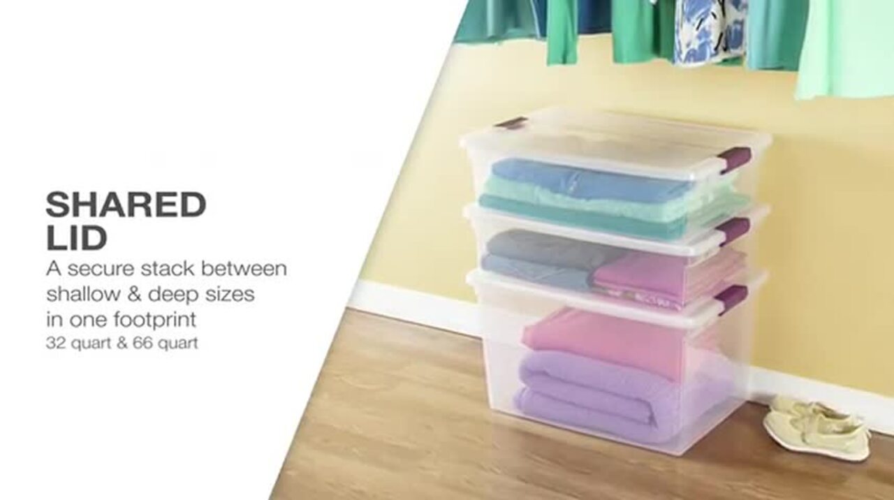 Sterilite 66 Qt. Latching Handle Storage Container in Nesting
