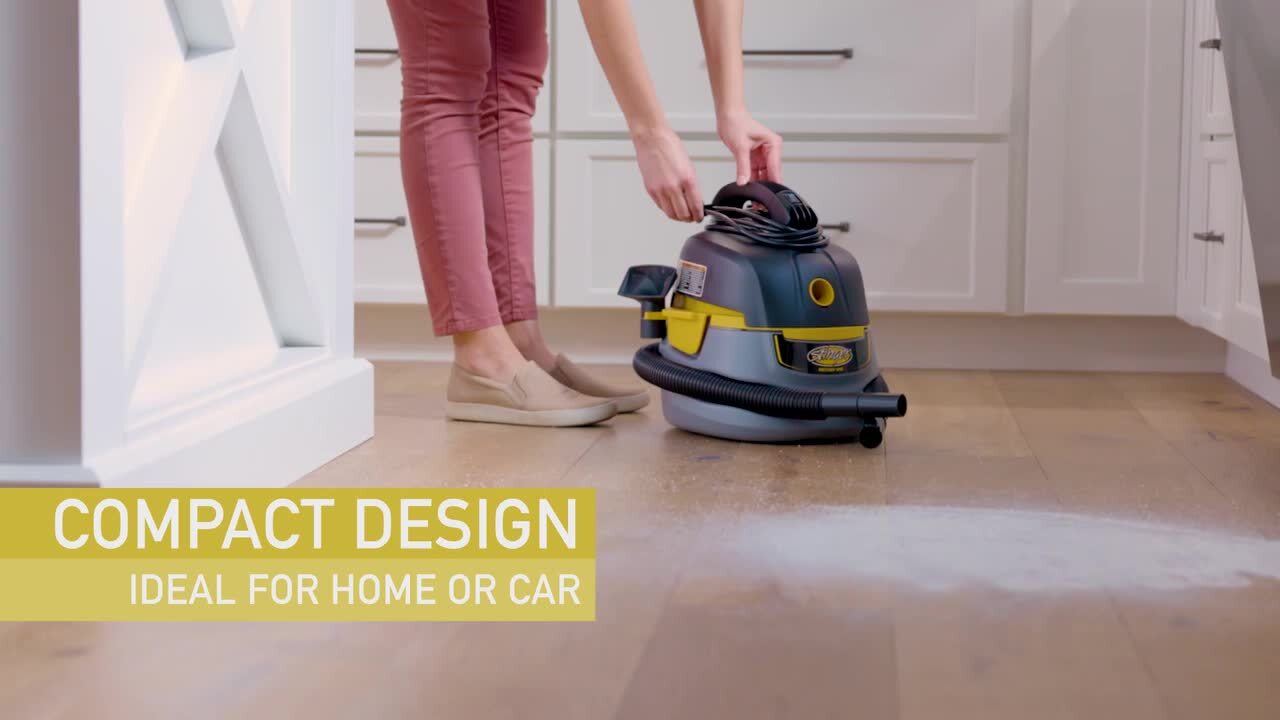 WD 3 Multi-Purpose 4.5 Gal. Wet-Dry Shop Vacuum Cleaner with Attachments,  Blower Feature and Compact Design 1000-Watt