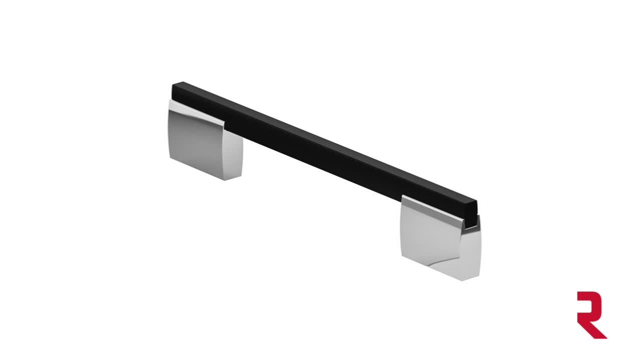 7-9/16 in. (192 mm) Chrome Contemporary Drawer Pull 7-9/16 in. (192 mm) Chrome Contemporary Drawer Pull