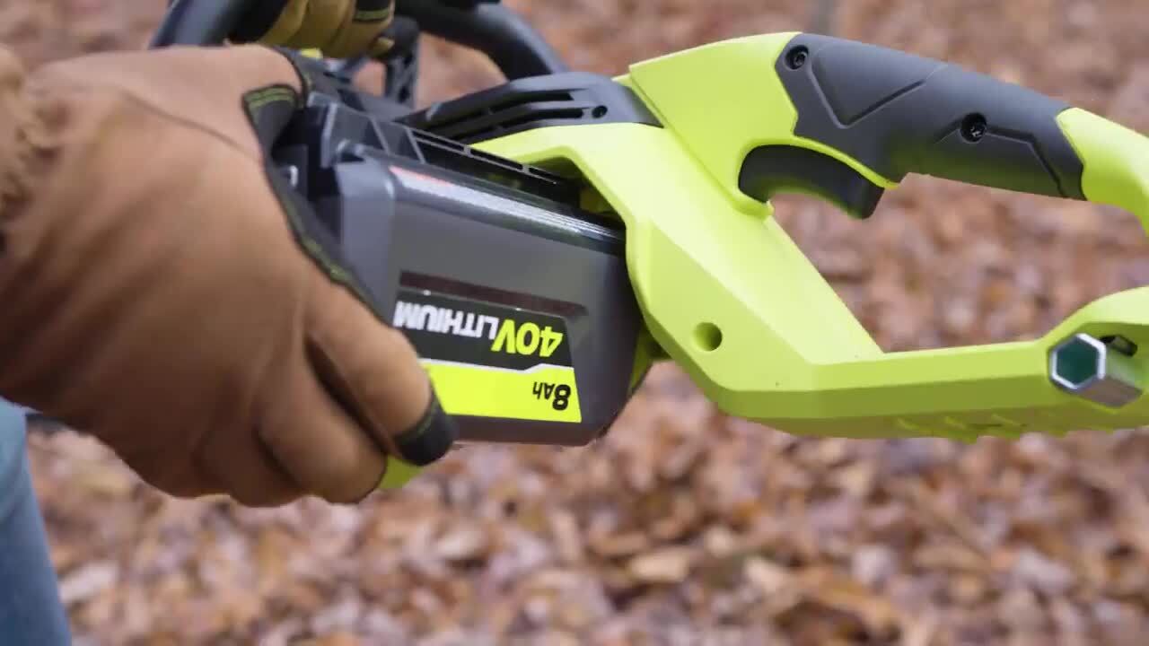 RYOBI 40-Volt HP Brushless 21 in. Whisper Series Cordless Walk-Behind Multi-Blade Push Mower - (2) 6.0 Ah Batteries & Charger