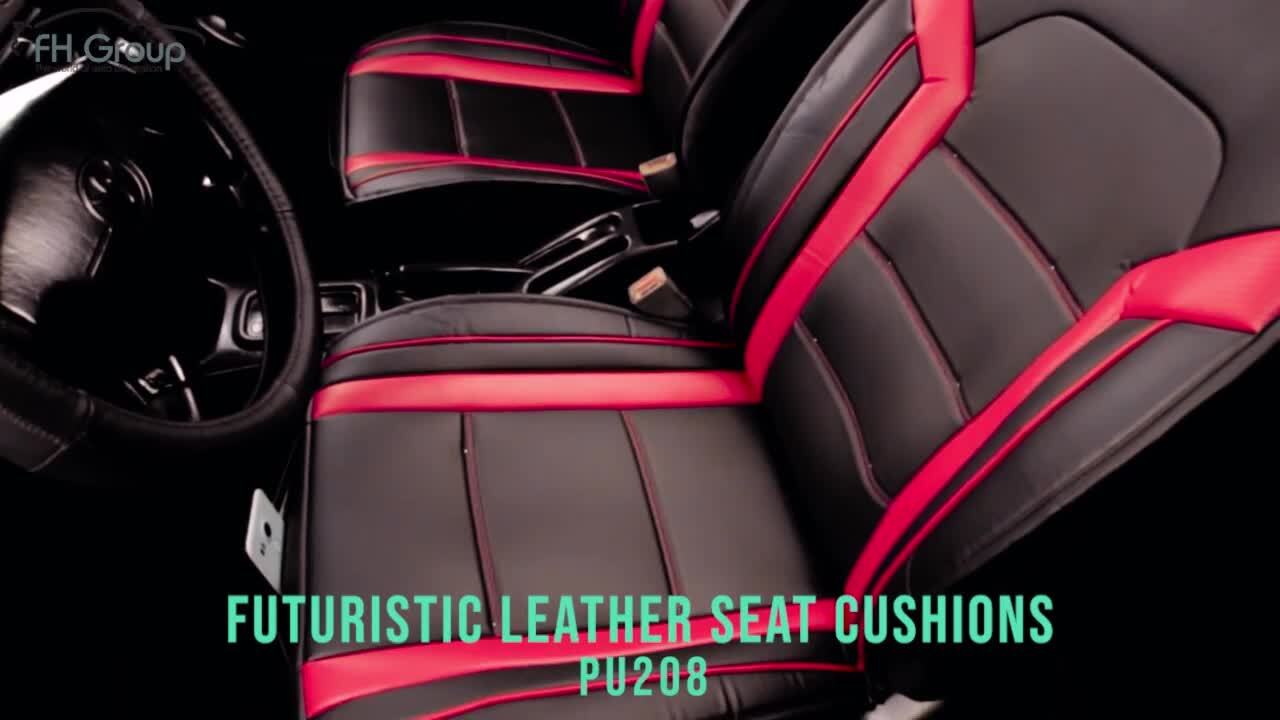 FH Group Tour19 Durable Comfort Faux Leather 3D Mesh Seat Cushions