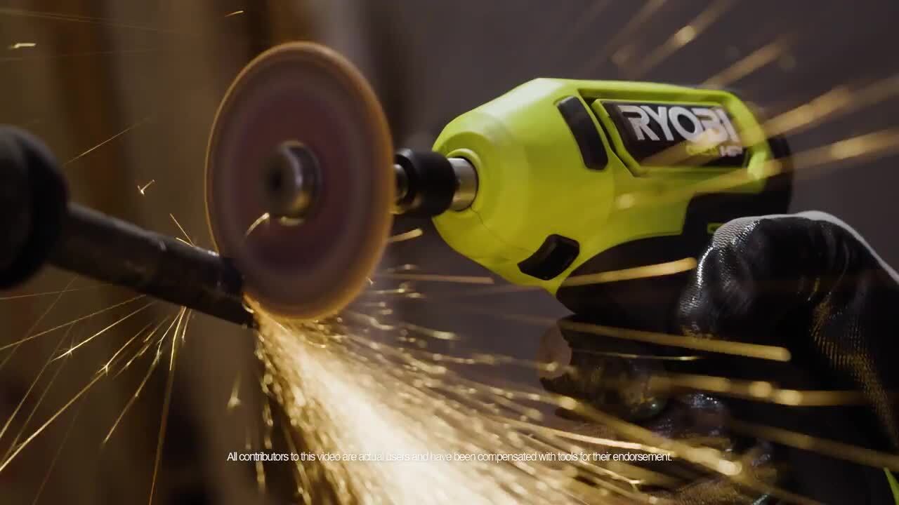 RYOBI ONE+ HP 18V Brushless Cordless Compact 1/4 in. Right Angle