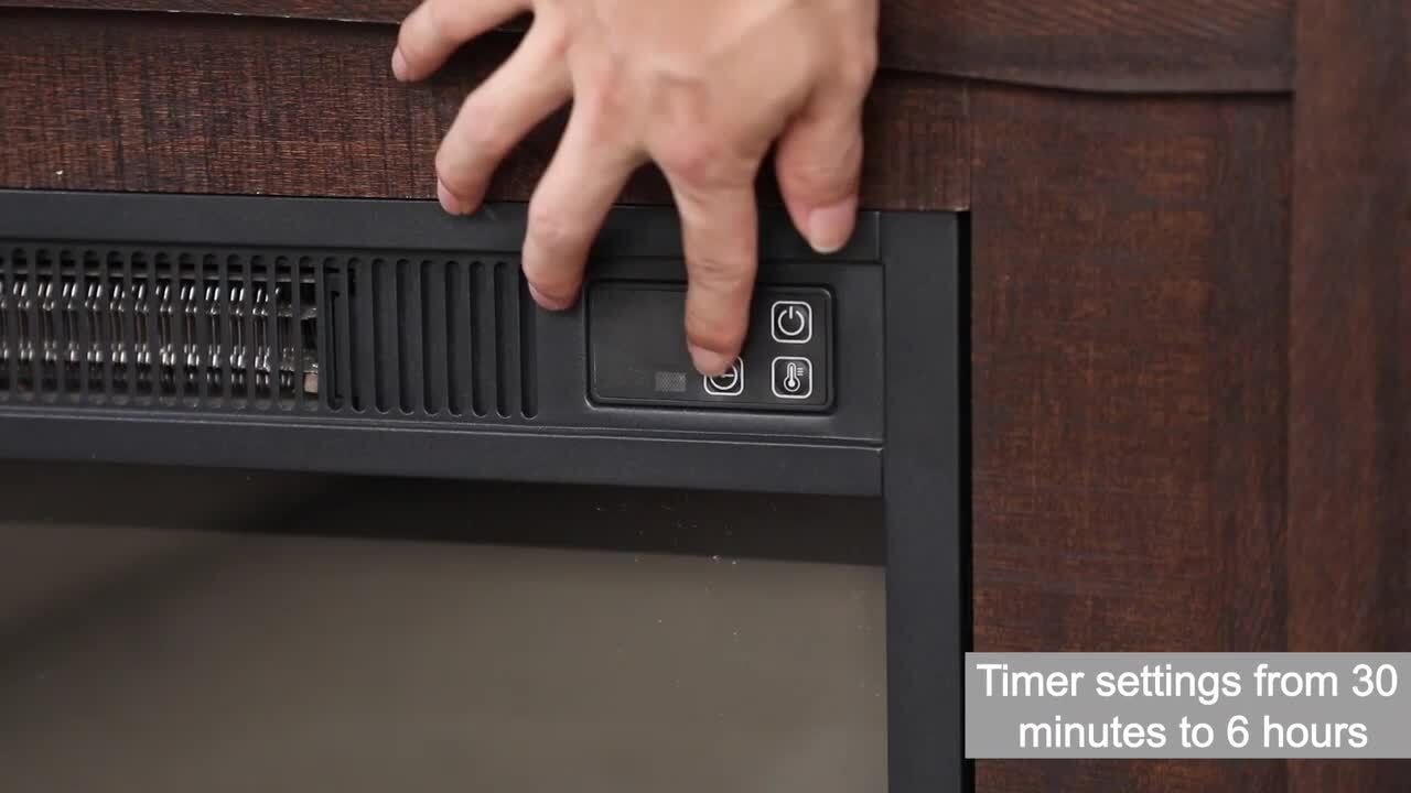 ToolCat 58 in. Freestanding Electric Fireplace TV Stant