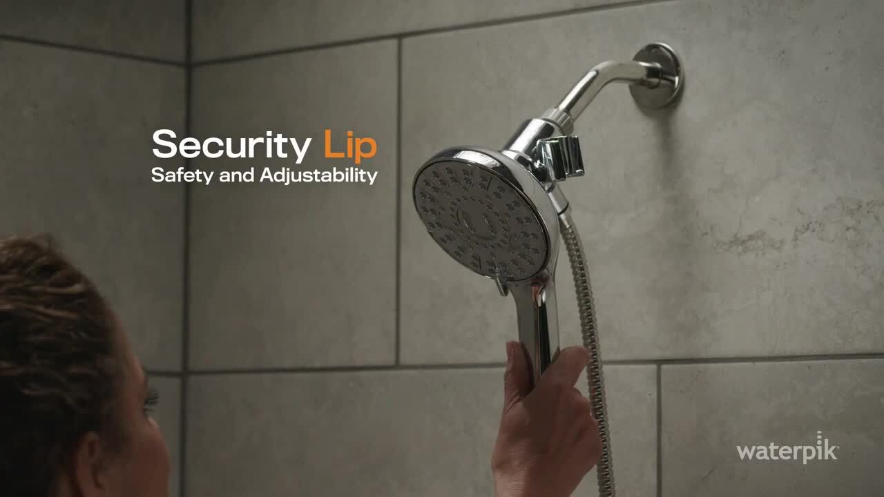 Waterpik 8-Spray Wall Mount Magnet Assist Multi Height Handheld