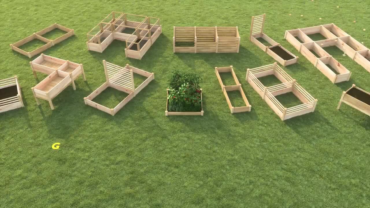 LEMAX Recinto In Legno Con Filo Da 45 Cm Per Villaggio Natalizio E Primaverile - Accessorio Per Città Da Tavolo