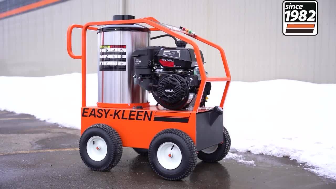 EASY-KLEEN Commercial 4000 PSI 3.5 GPM Gas Driven Hot Water Pressure Washer 110/120V EASY-KLEEN Commercial 4000 PSI 3.5 GPM Gas Driven Hot Water Pressure Washer 110/120V
