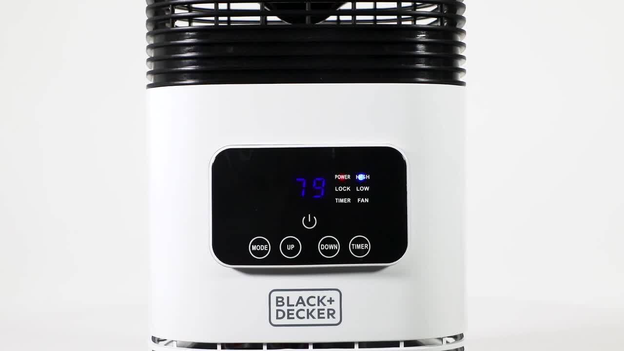 BLACK+DECKER 1500-Watt 360° Surround Compact Portable Electric