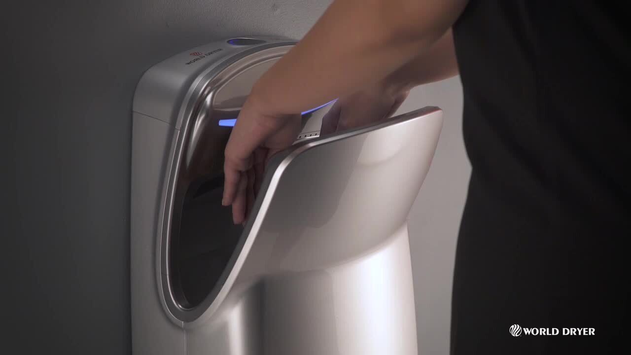 WORLD DRYER VMax Silver Acrylonitrile Butadiene Styrene (ABS