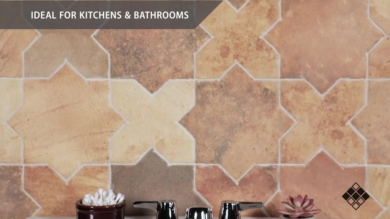 Merola Tile Tech Land Star Fire/Cross Fire 6 in. x 12 in